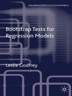 cover image of Bootstrap Tests for Regression Models